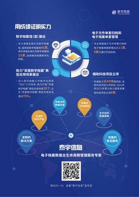 上海泰宇信息技術股份有限公司 以專業檔案服務，賦能企業數字化轉型